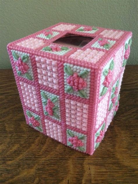 free tissue box cover pattern plastic canvas